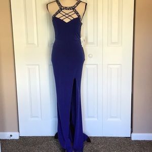 NWT Jodi Kristopher Blue Gown